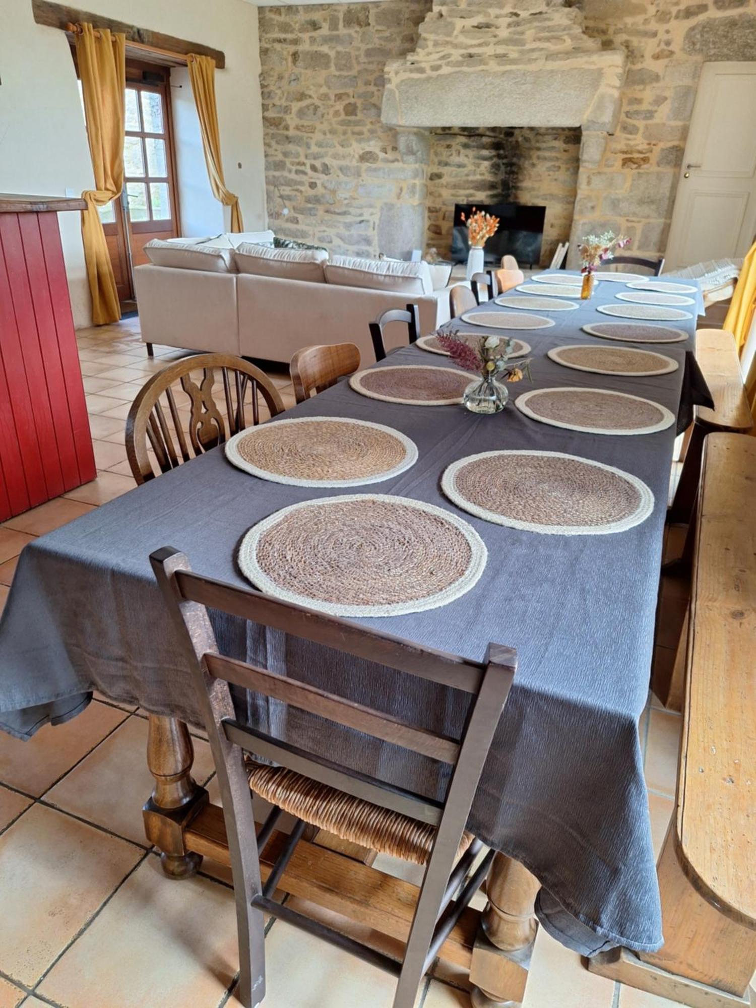 Domaine De Bobehec - Gite De Groupe, Chambres & Salle - 23 Personnes - Morbihan Proche Vannes Et Plages La Vraie-Croix Kültér fotó